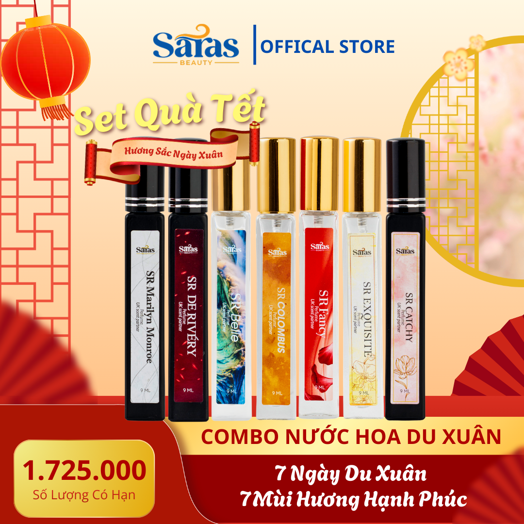 Combo 7 ngày 7 mùi nước hoa UK độc đáo