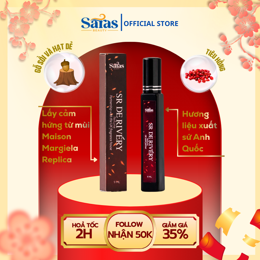 Nước hoa Unisex SR DE RIVÉRY 9ml