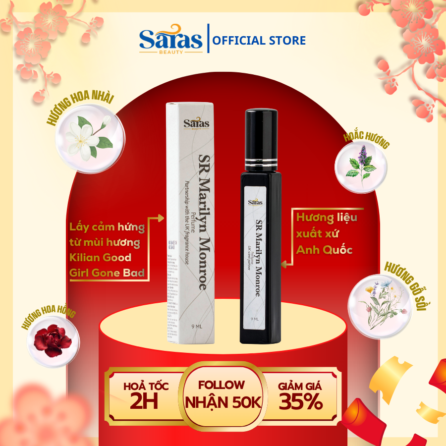 Nước hoa nữ SR MARILYN MONROE 9ml