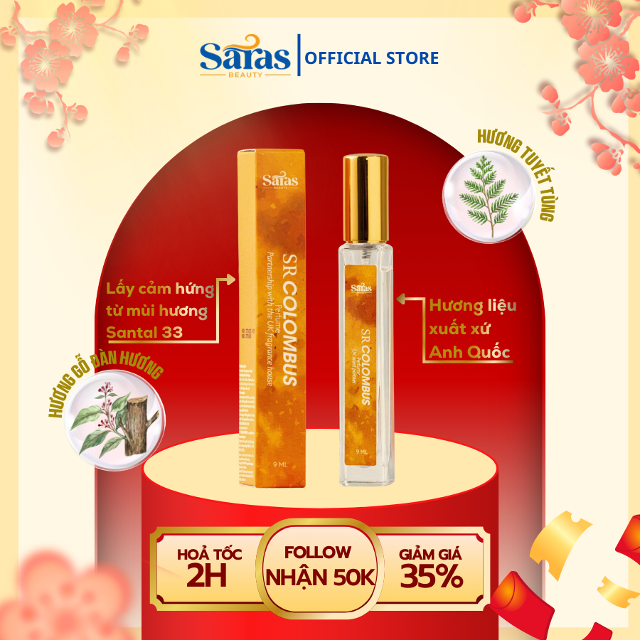 Nước hoa nam SR COLOMBUS 9ml