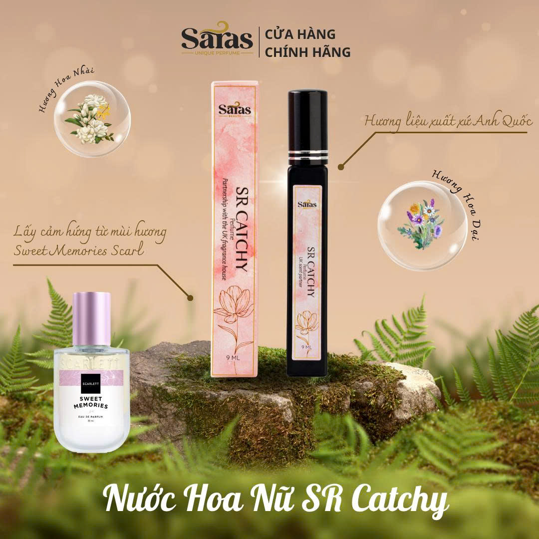 Nước hoa nữ SR CATCHY 9ml