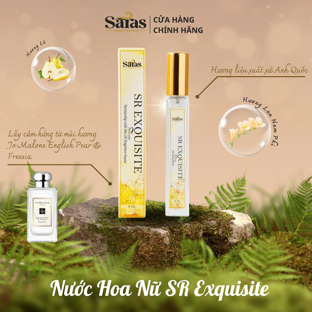 Nước hoa nữ SR EXQUISITE 9ml
