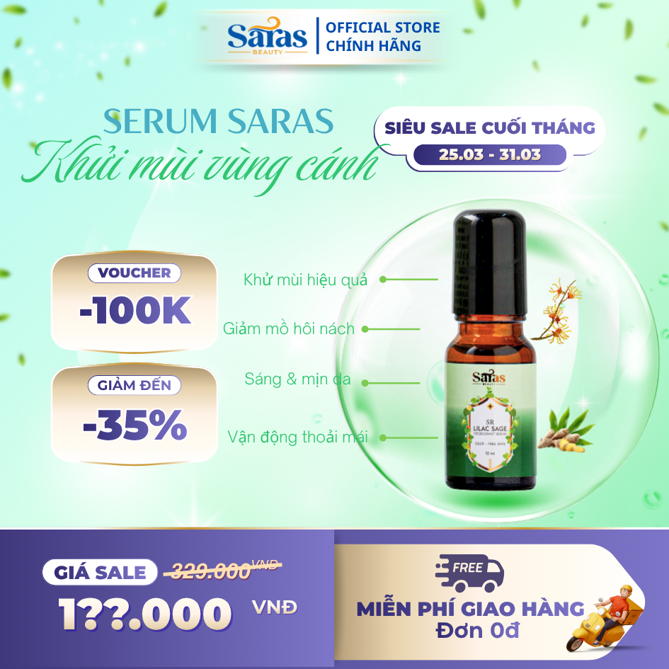 SERUM KHỬ MÙI CAO CẤP SR LILAC SAGE - 10ML
