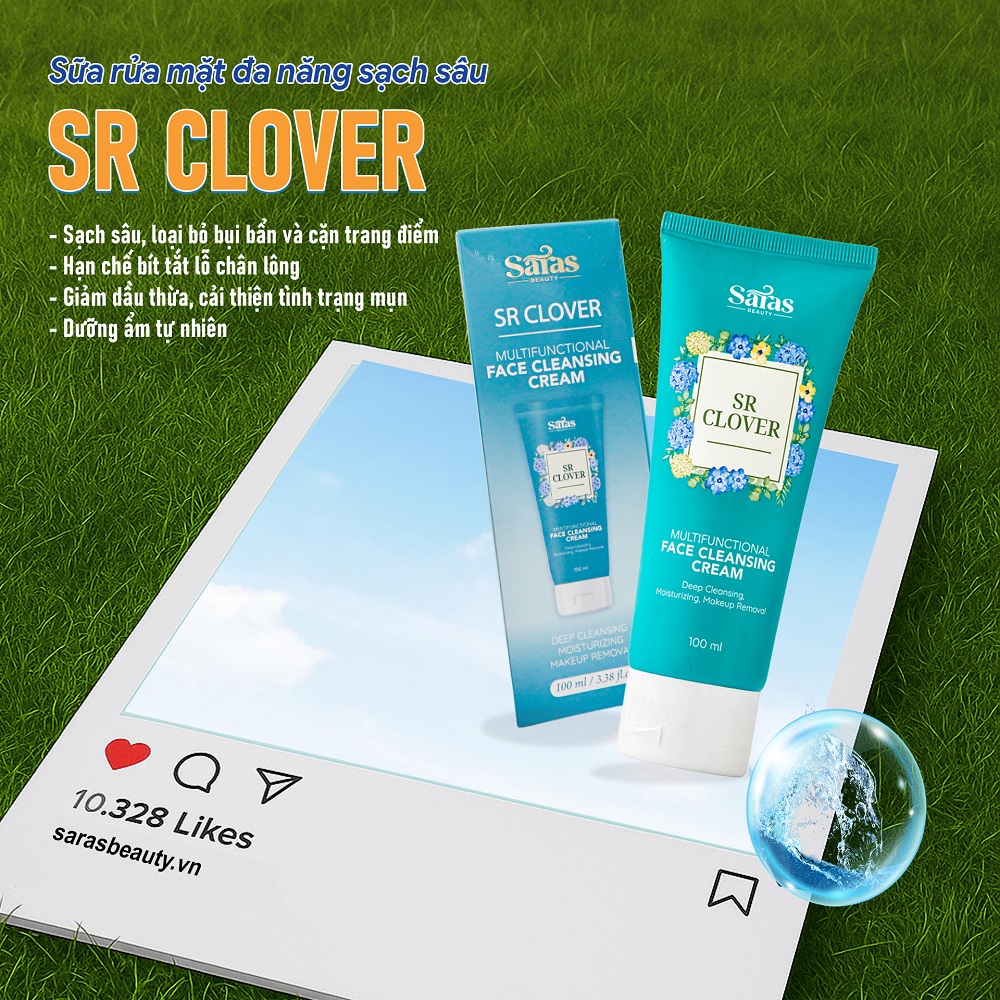 SỮA RỬA MẶT ĐA NĂNG SẠCH SÂU SR CLOVER