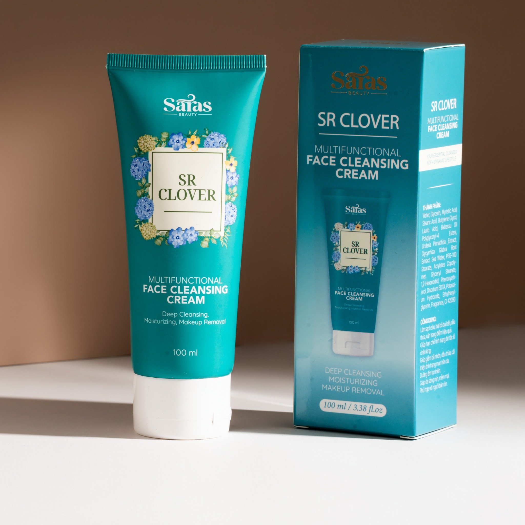 Alternative view of Combo Outdoor | Ra mồ hôi vẫn thơm – da vẫn khỏe Bộ 3 Saras Beauty Sữa rửa mặt + kem chống nắng + serum khử mùi