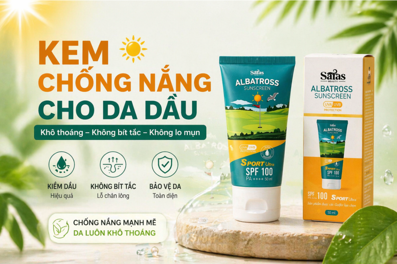 Da dầu dễ bí bách và nổi mụn khi dùng kem chống nắng? Khám phá cách chọn kem chống nắng phù hợp cho da dầu mùa hè giúp da luôn khô thoáng, không bít tắc.